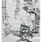 徐泽源福浮左右 端居其中 类别: 写意人物画